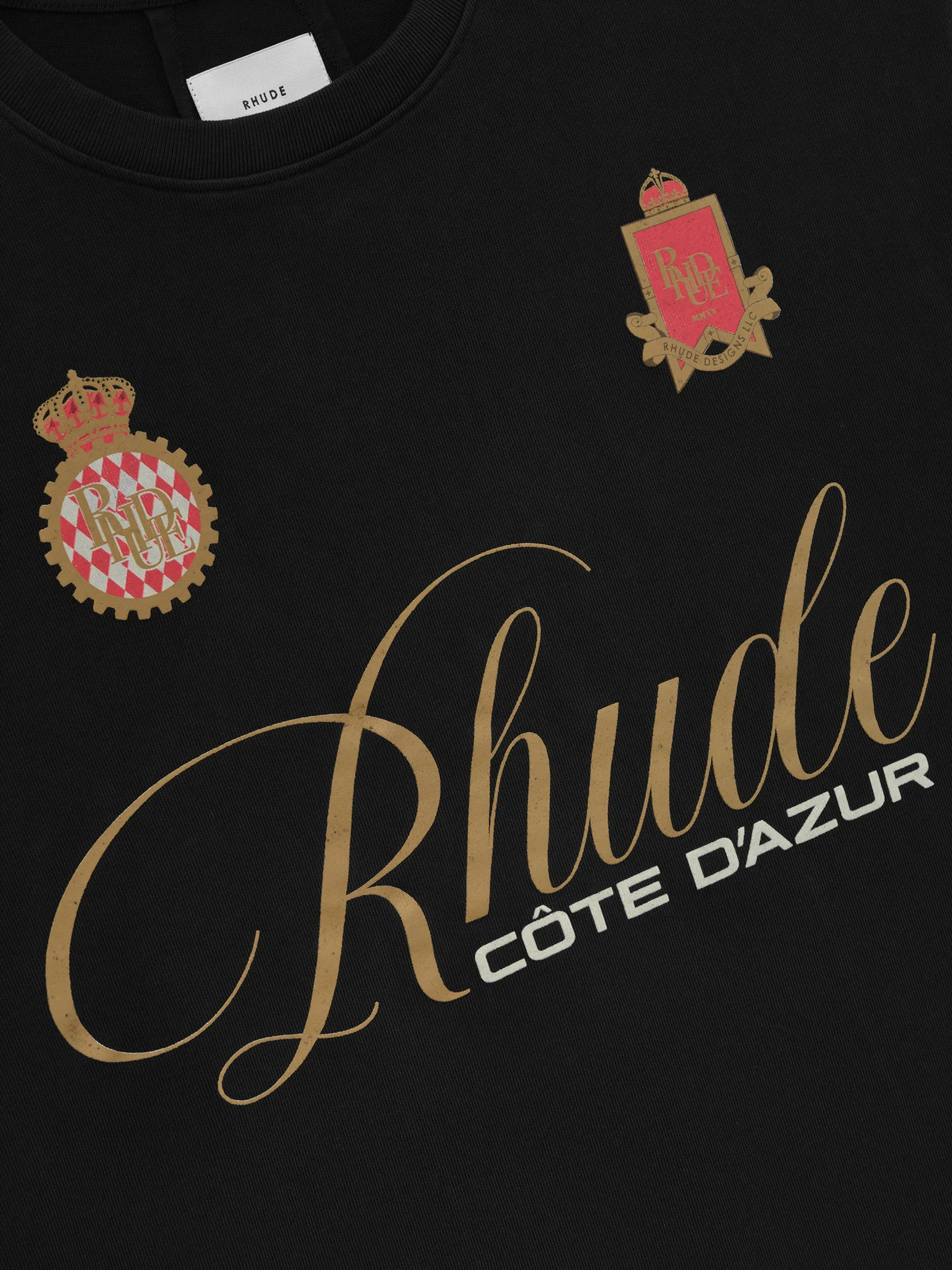 RHUDE SCRIPT CREST TEE sold by Rhude product image thumbnail 3