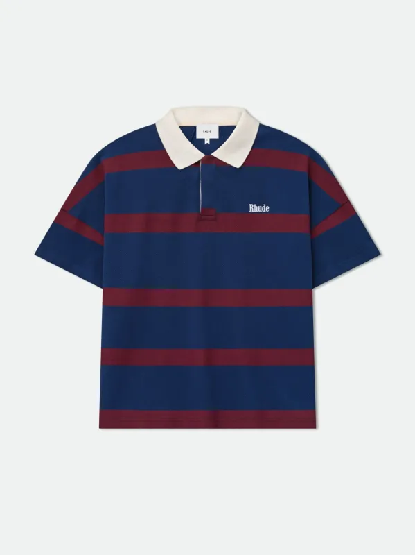 STRIPED PIQUE POLO sold by Rhude