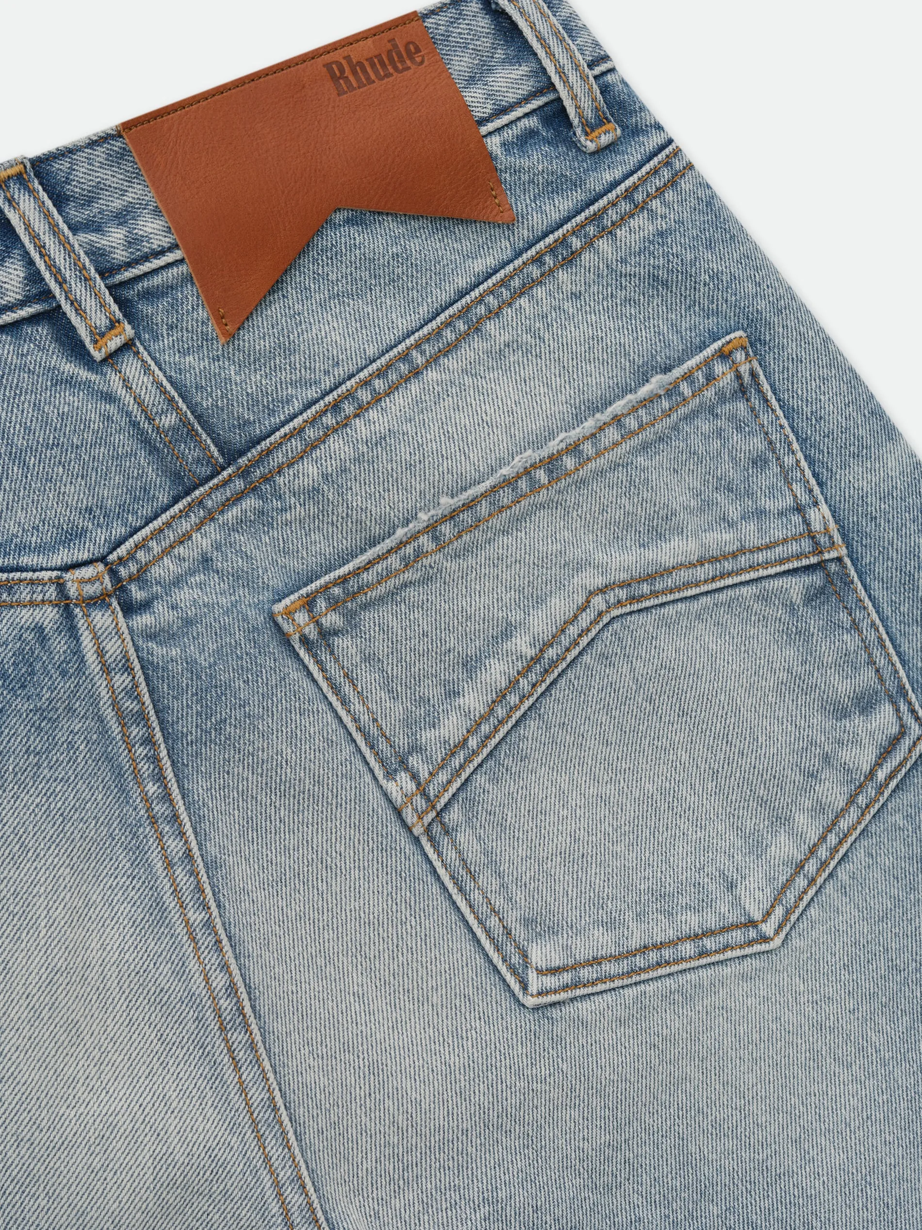 DENIM BAGGY SHORT sold by Rhude product image thumbnail 4