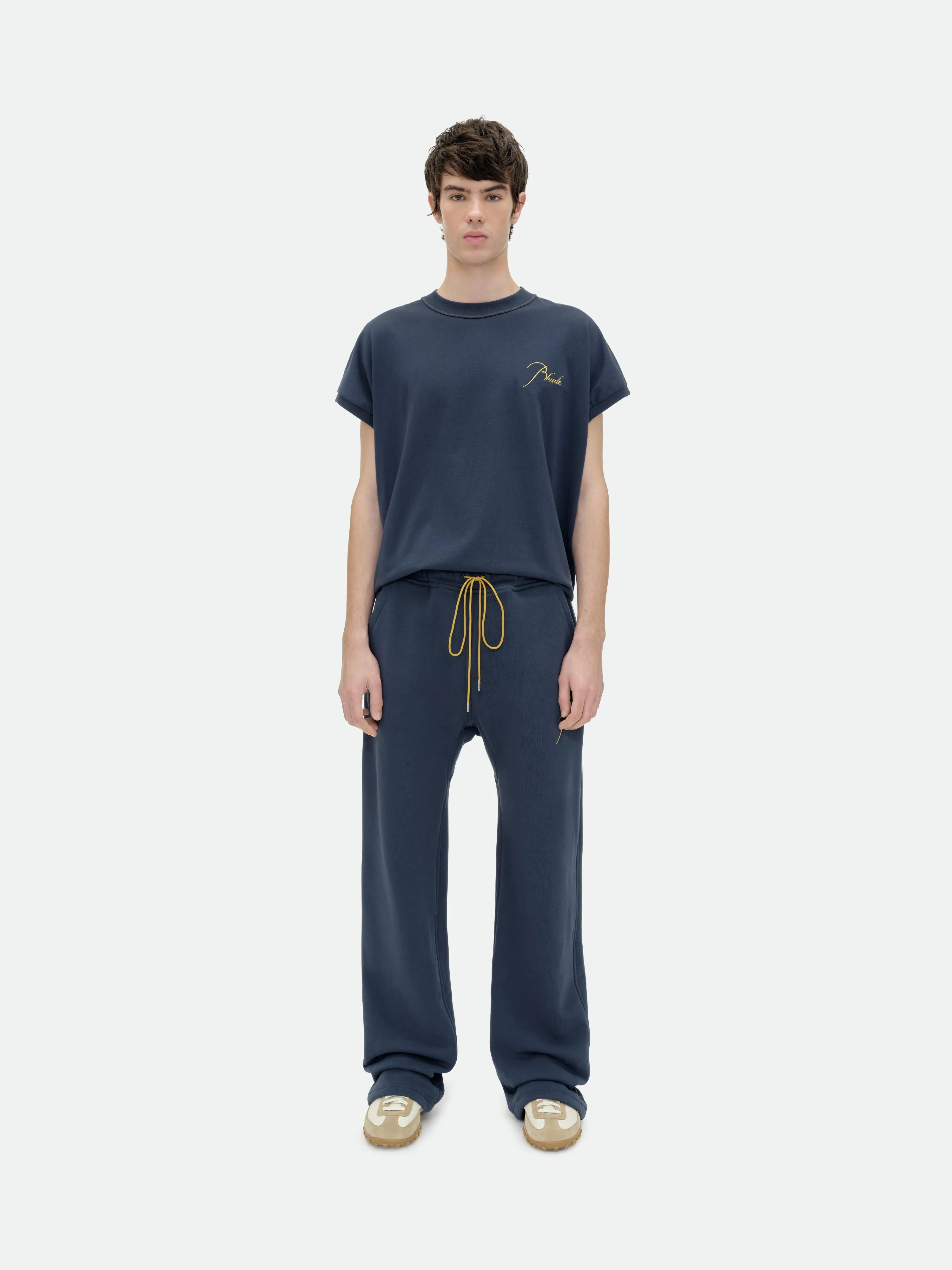 CLASSIQUE CUTOFF SLEEVE TEE sold by Rhude product image thumbnail 2