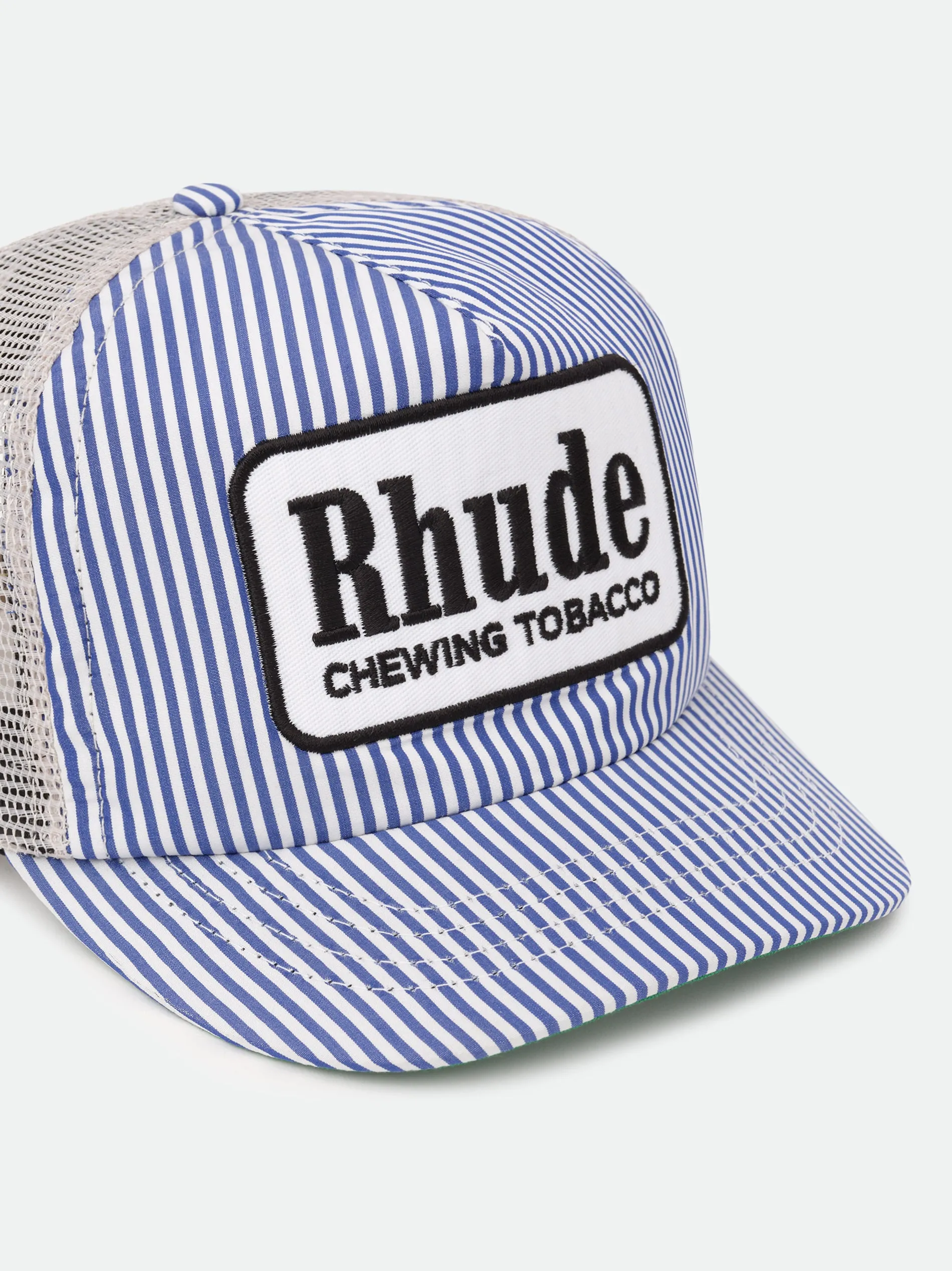 BLUE STRIPED TOBACCO TRUCKER HAT sold by Rhude product image thumbnail 3