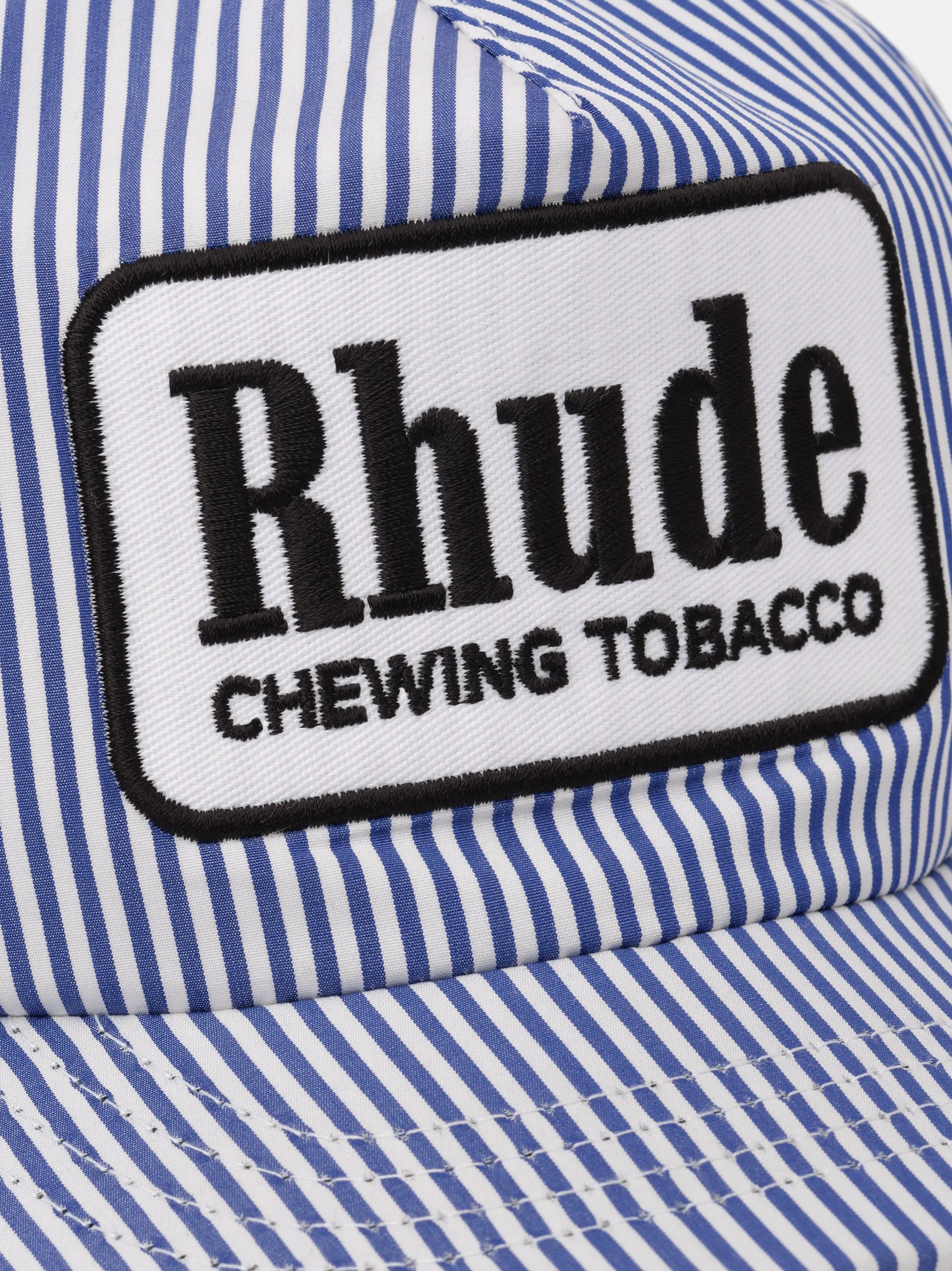 BLUE STRIPED TOBACCO TRUCKER HAT sold by Rhude product image thumbnail 4