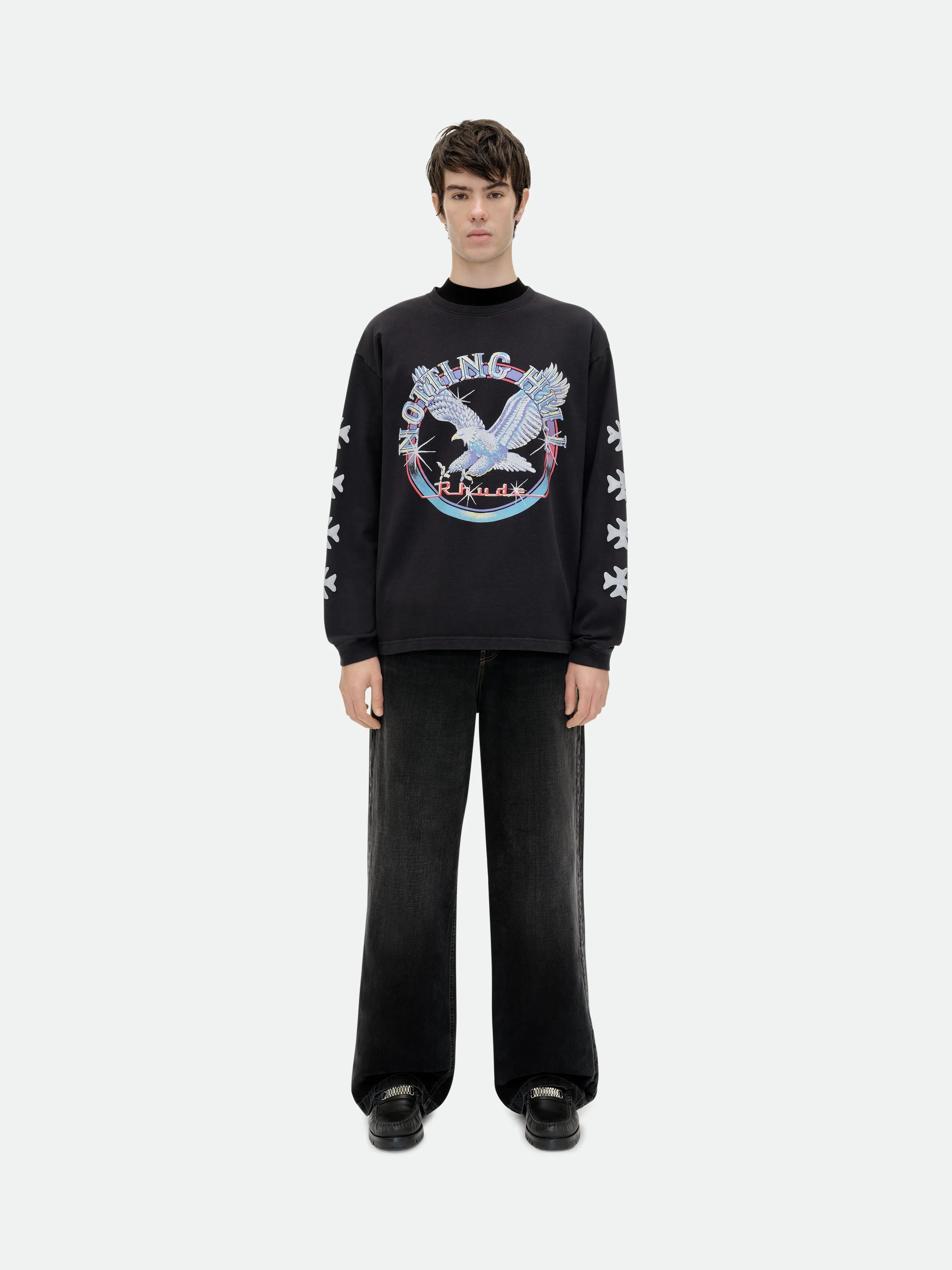 NOTTING HILL EAGLE LS TEE sold by Rhude product image thumbnail 2