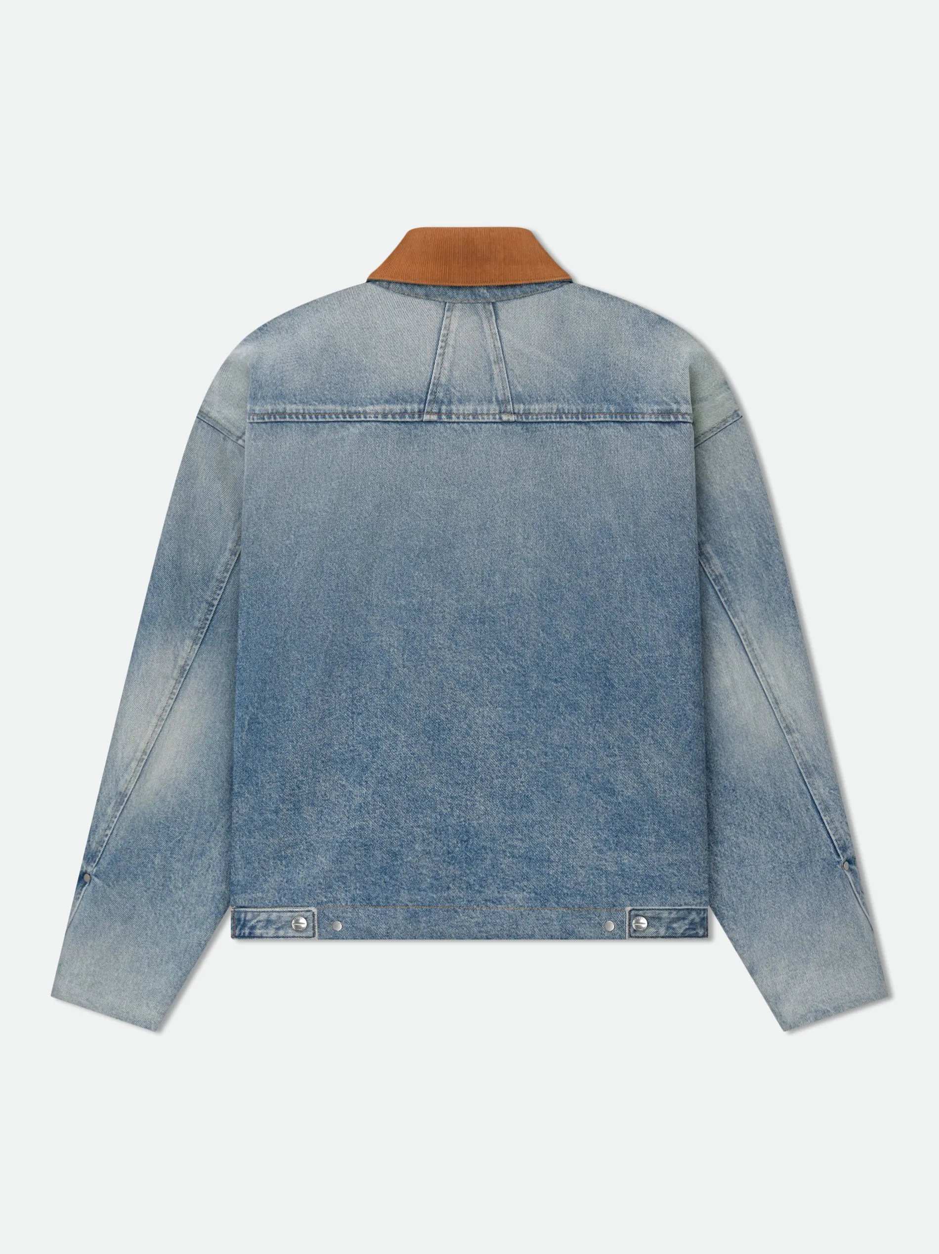 DENIM LOGO CORD COLLAR WORK JACKET sold by Rhude product image thumbnail 3