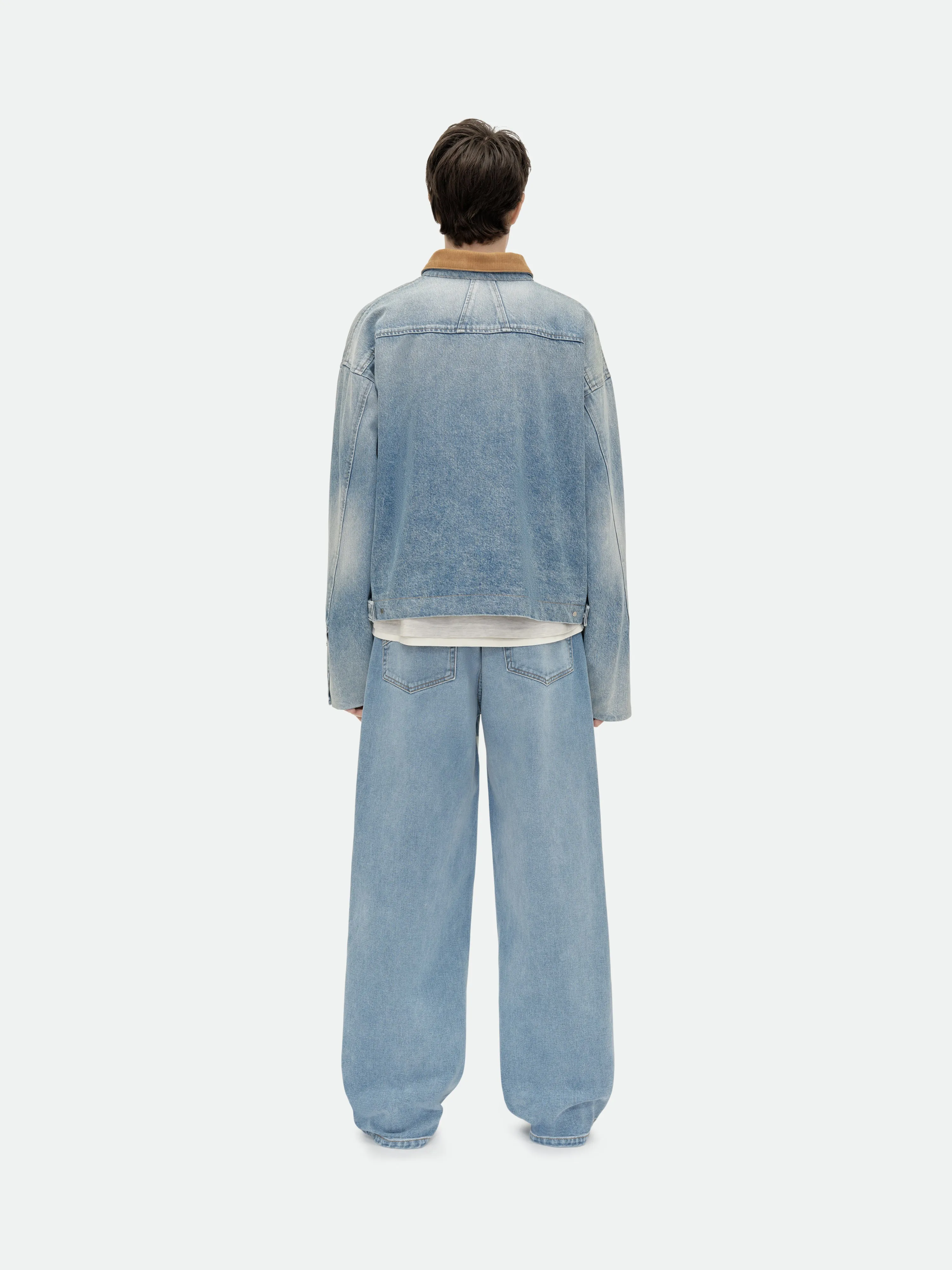 DENIM LOGO CORD COLLAR WORK JACKET sold by Rhude product image thumbnail 4