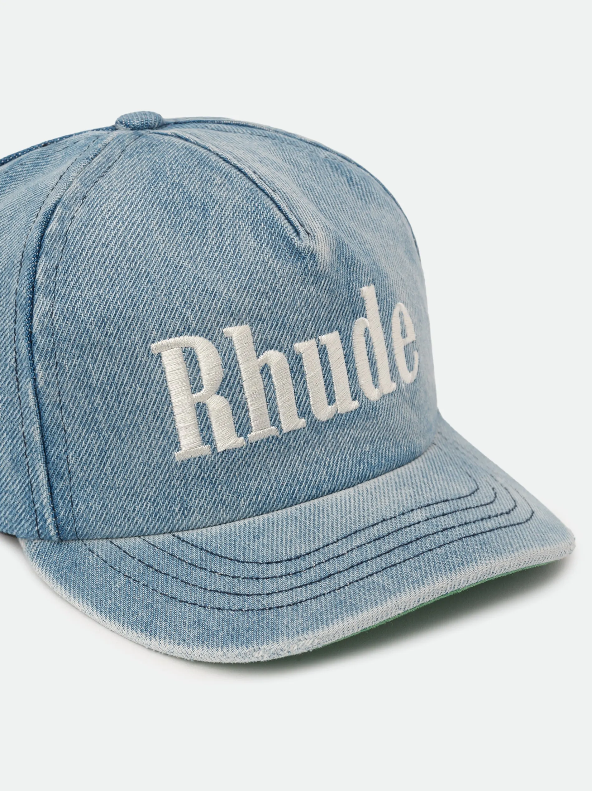 RHUDE LOGO DENIM HAT sold by Rhude product image thumbnail 3
