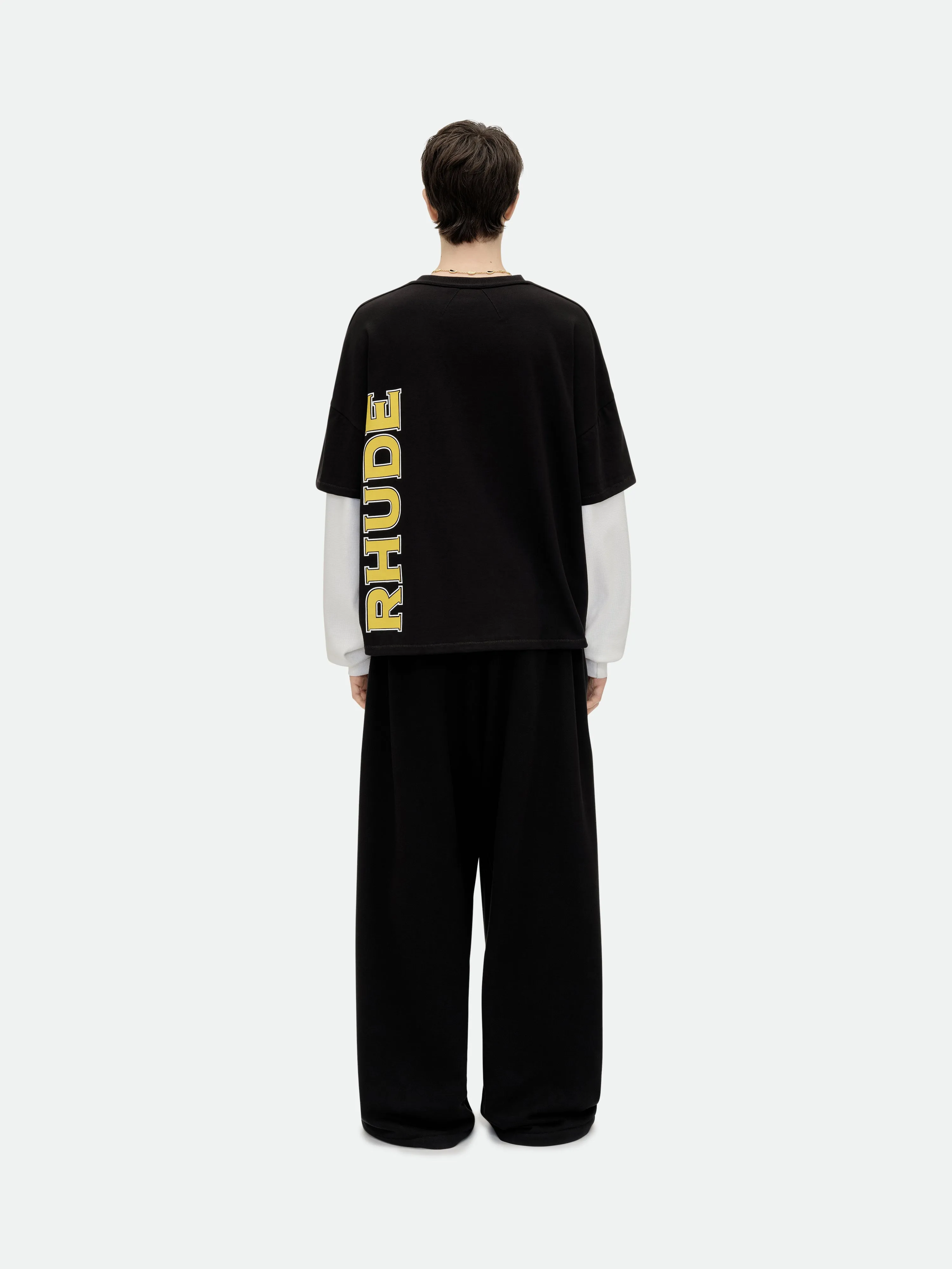 RHUDE STEEL DOUBLE-LAYERED TEE sold by Rhude product image thumbnail 4