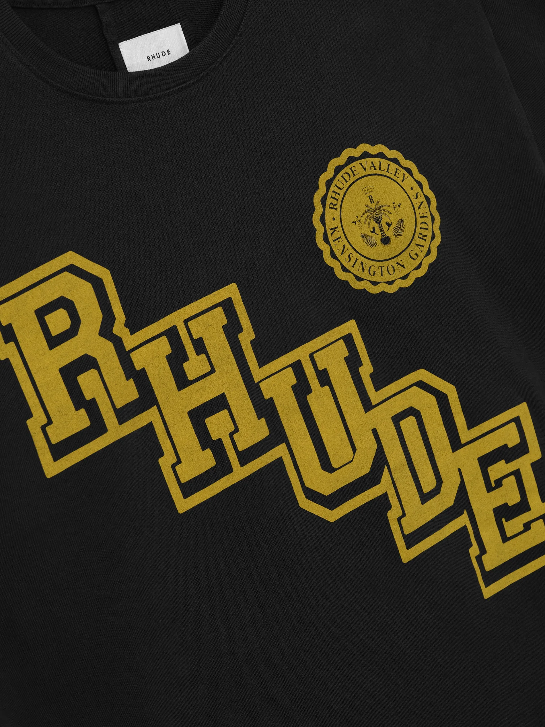 RHUDE COLLEGIATE CREST TEE sold by Rhude product image thumbnail 3