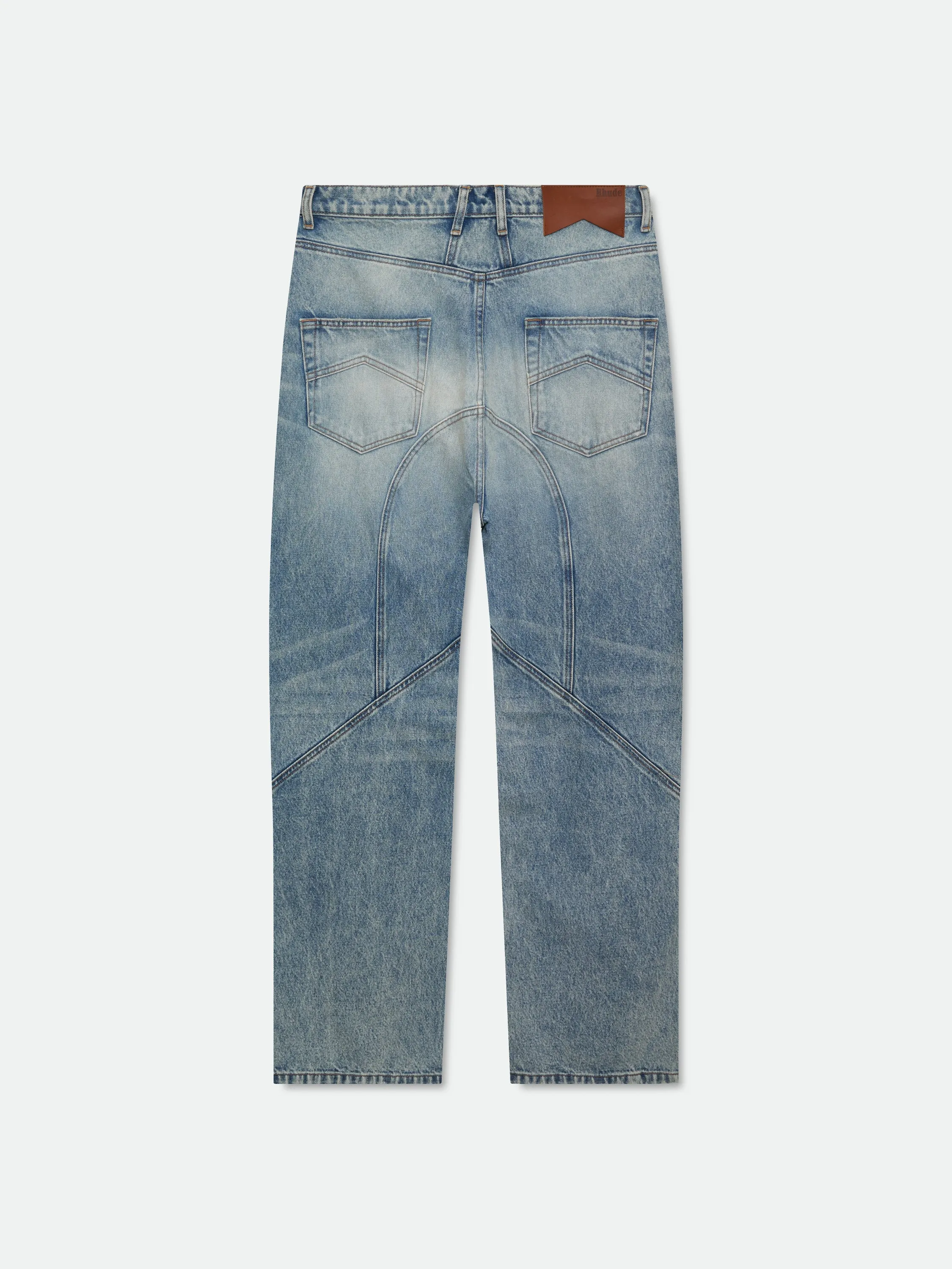MOTO WIDE LEG DENIM sold by Rhude product image thumbnail 4