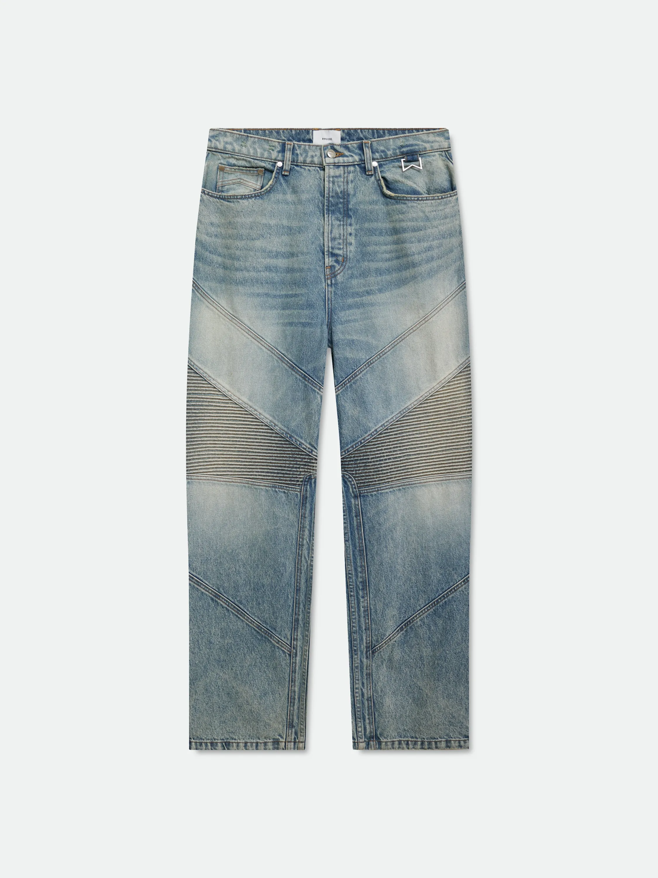 MOTO WIDE LEG DENIM sold by Rhude