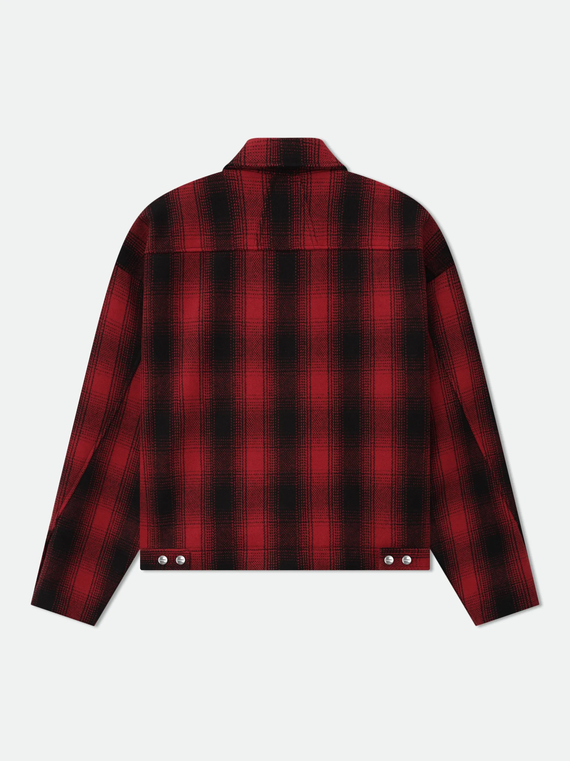 RHUDE LOGO FLANNEL WORK JACKET sold by Rhude product image thumbnail 3