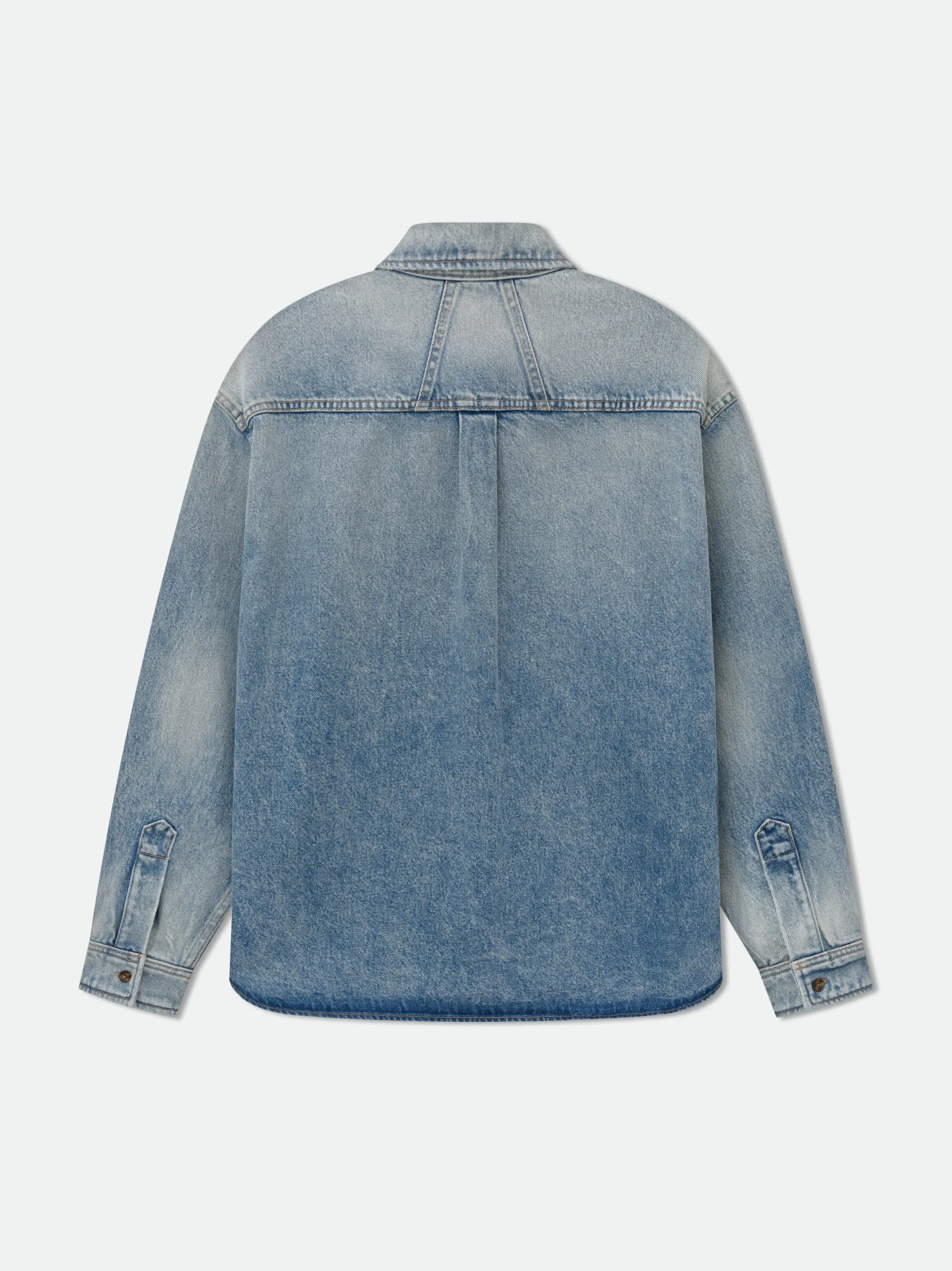 TIRE DENIM OVERSHIRT sold by Rhude product image thumbnail 3