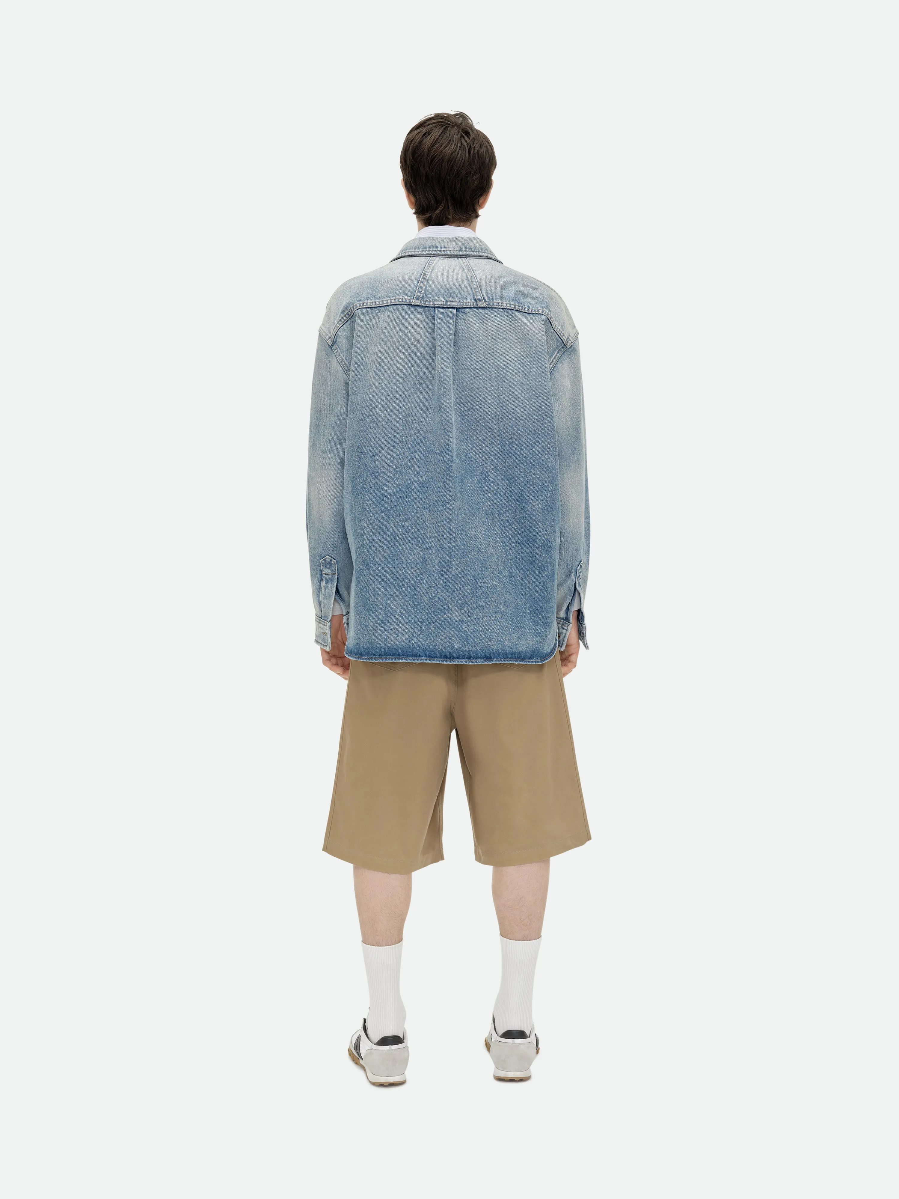 TIRE DENIM OVERSHIRT sold by Rhude product image thumbnail 4