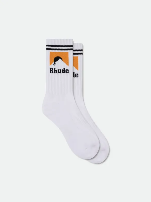 STRIPED MOONLIGHT SOCK sold by Rhude