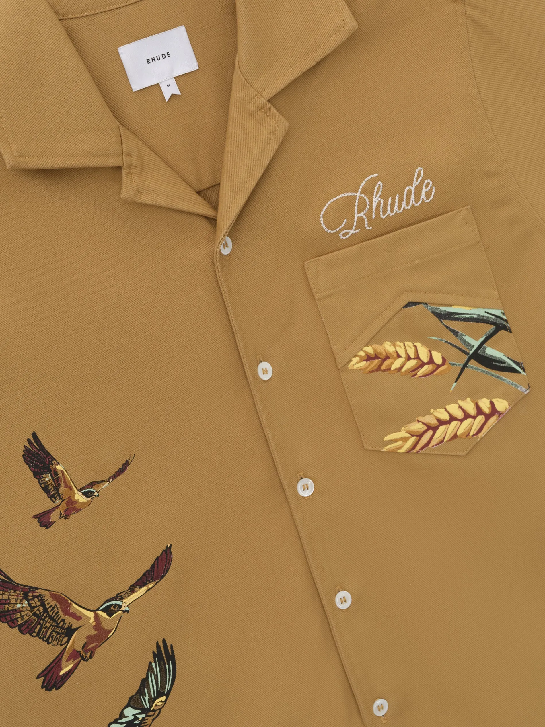 FALCO SCRIPT BUTTON UP SHIRT sold by Rhude product image thumbnail 5