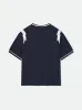 RHUDE LIGHTNING RINGER JERSEY TEE sold by Rhude