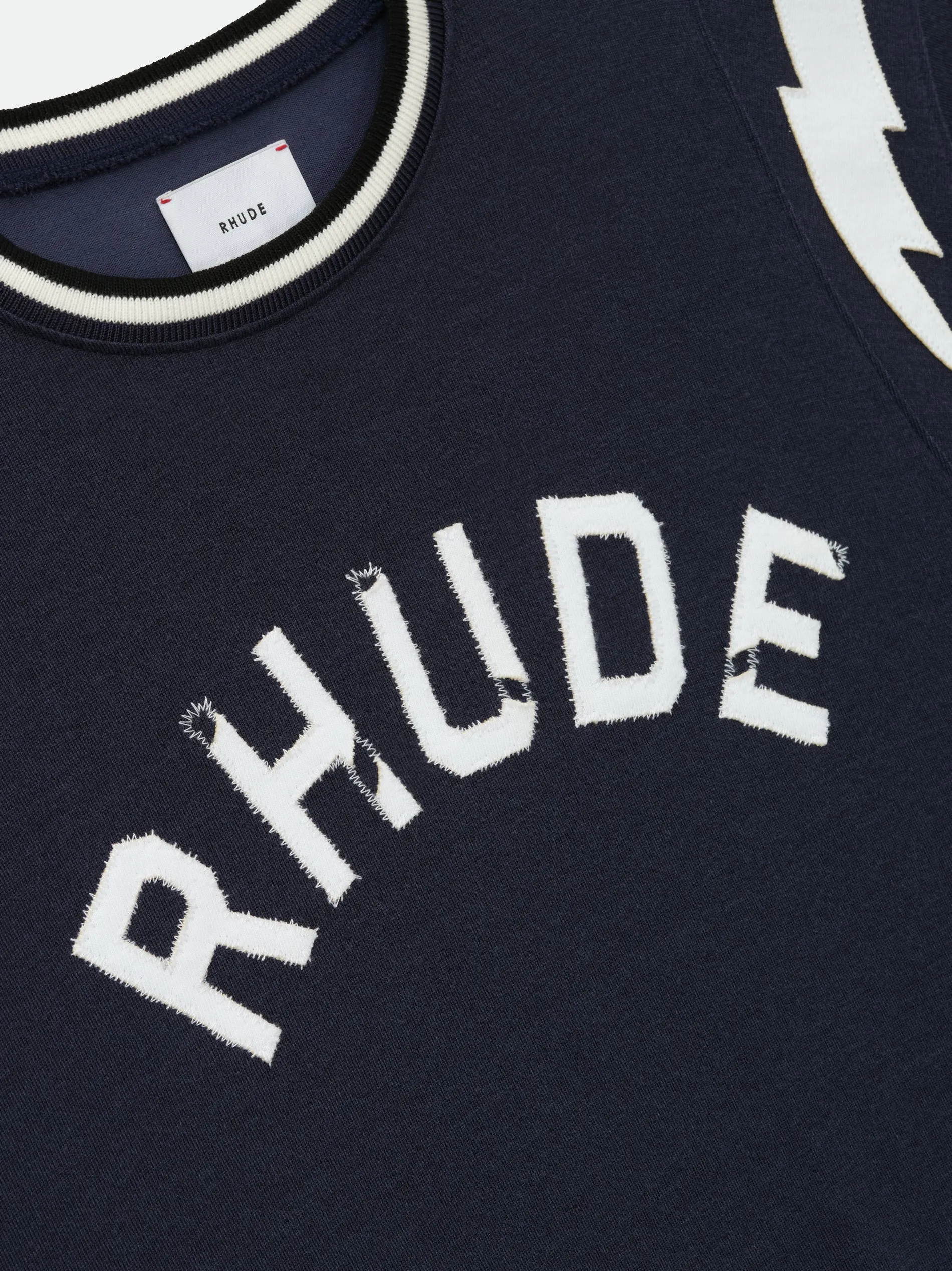 RHUDE LIGHTNING RINGER JERSEY TEE sold by Rhude product image thumbnail 5