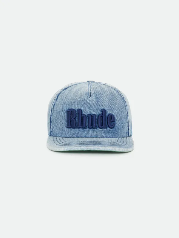 RHUDE LOGO DENIM HAT sold by Rhude