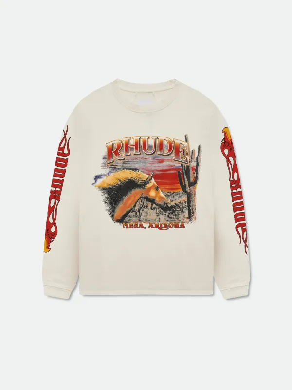 MESA STALLION LS TEE sold by Rhude