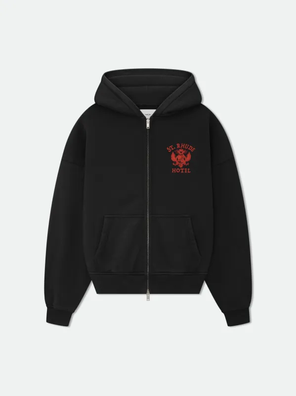 ST. RHUDE SEAL ZIP-UP HOODIE sold by Rhude