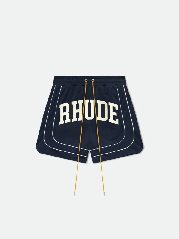 BAGGY COLLEGIATE LOGO SHORT sold by Rhude