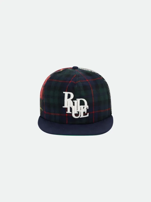 MULTI-FLANNEL SCRAMBLE LOGO HAT made by Rhude
