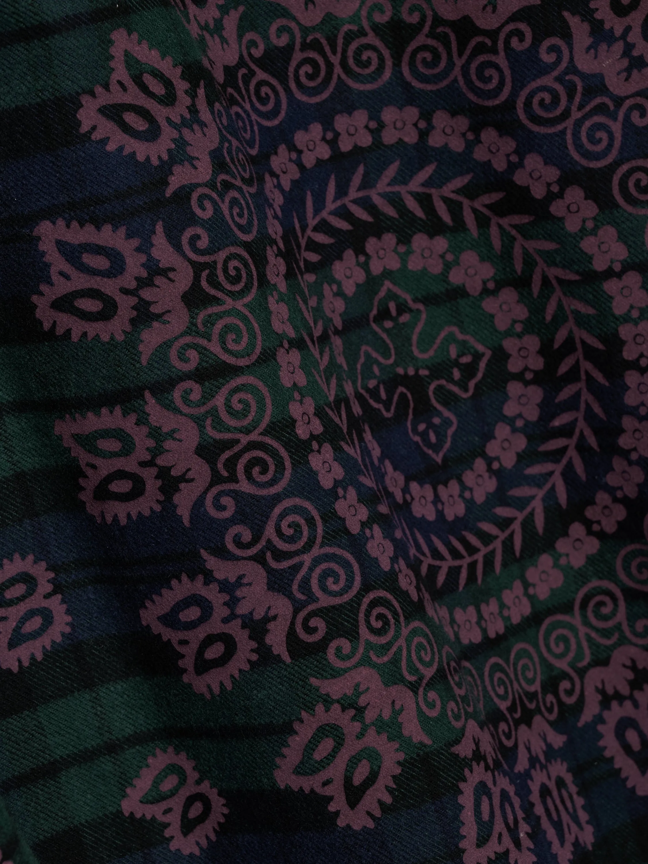 PAISLEY FLANNEL BOXY SHIRT sold by Rhude product image thumbnail 4