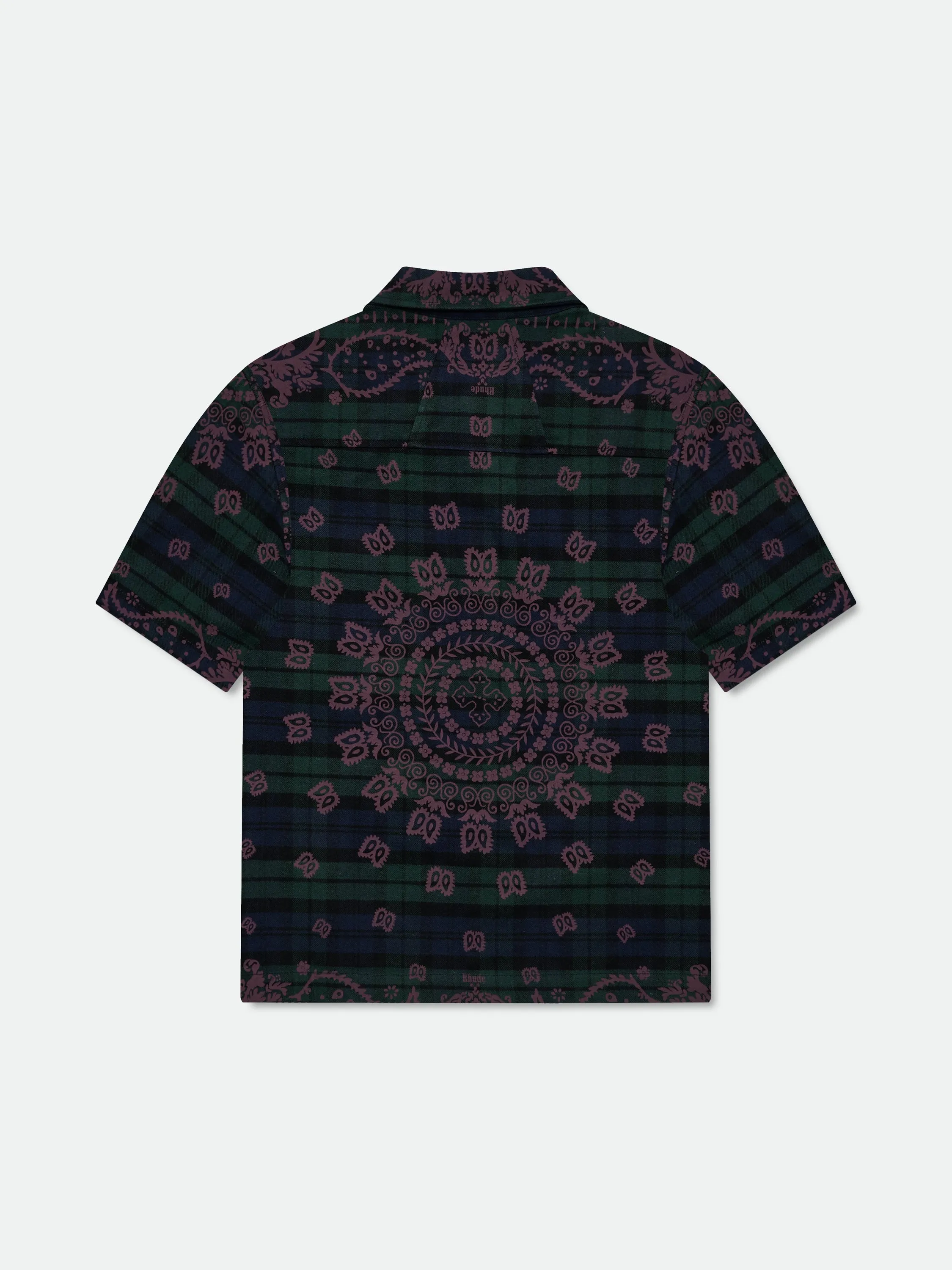 PAISLEY FLANNEL BOXY SHIRT sold by Rhude product image thumbnail 2