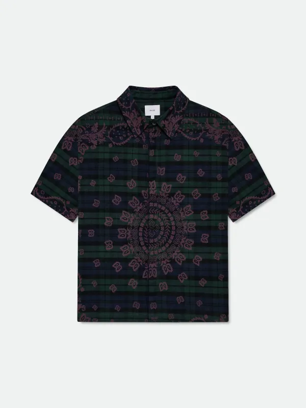 PAISLEY FLANNEL BOXY SHIRT sold by Rhude