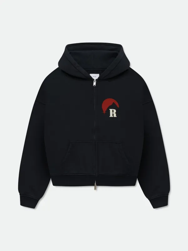 RHUDE MOONLIGHT ZIP-UP HOODIE sold by Rhude