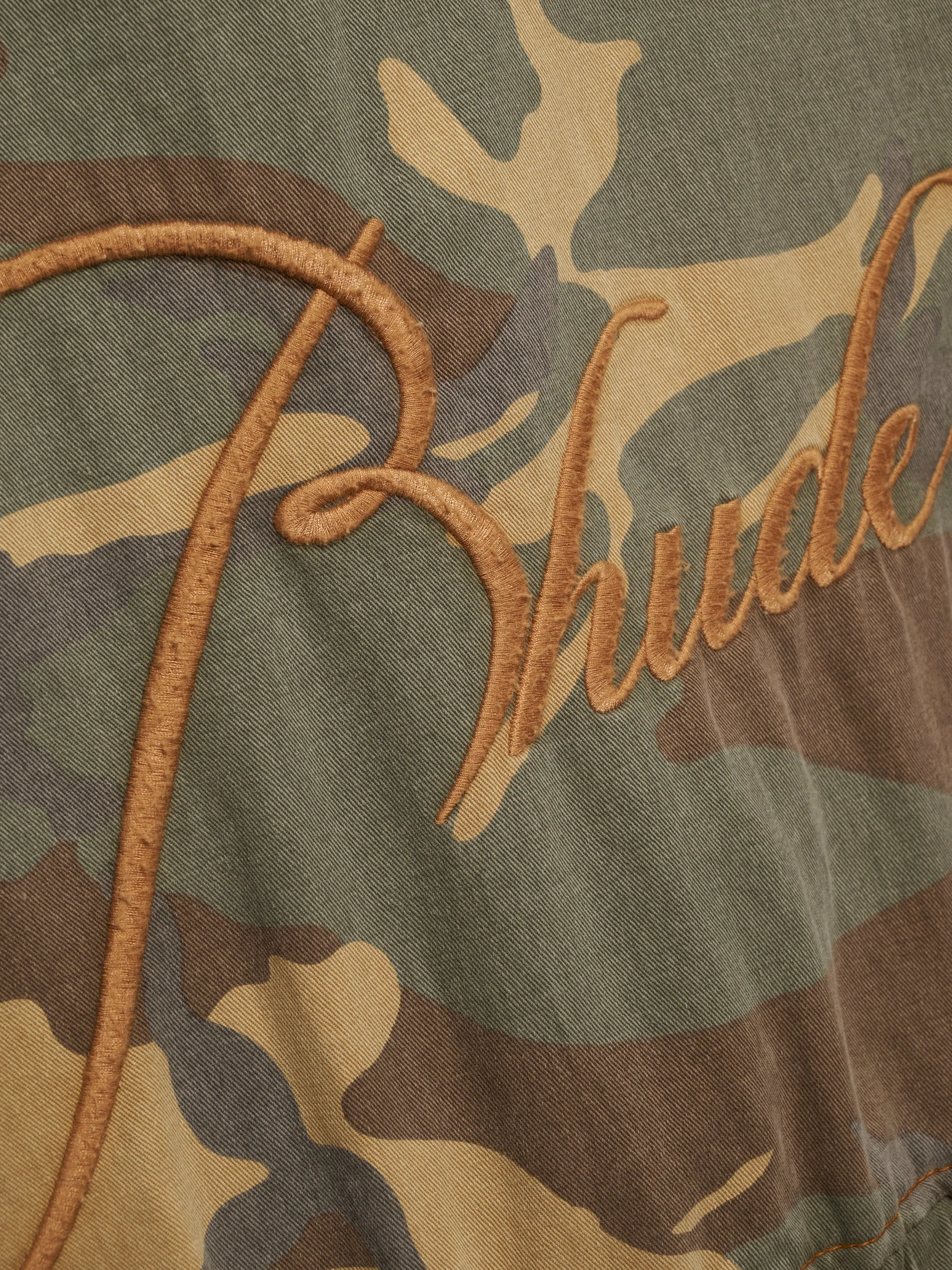 WASHED CAMO WORK JACKET sold by Rhude product image thumbnail 4