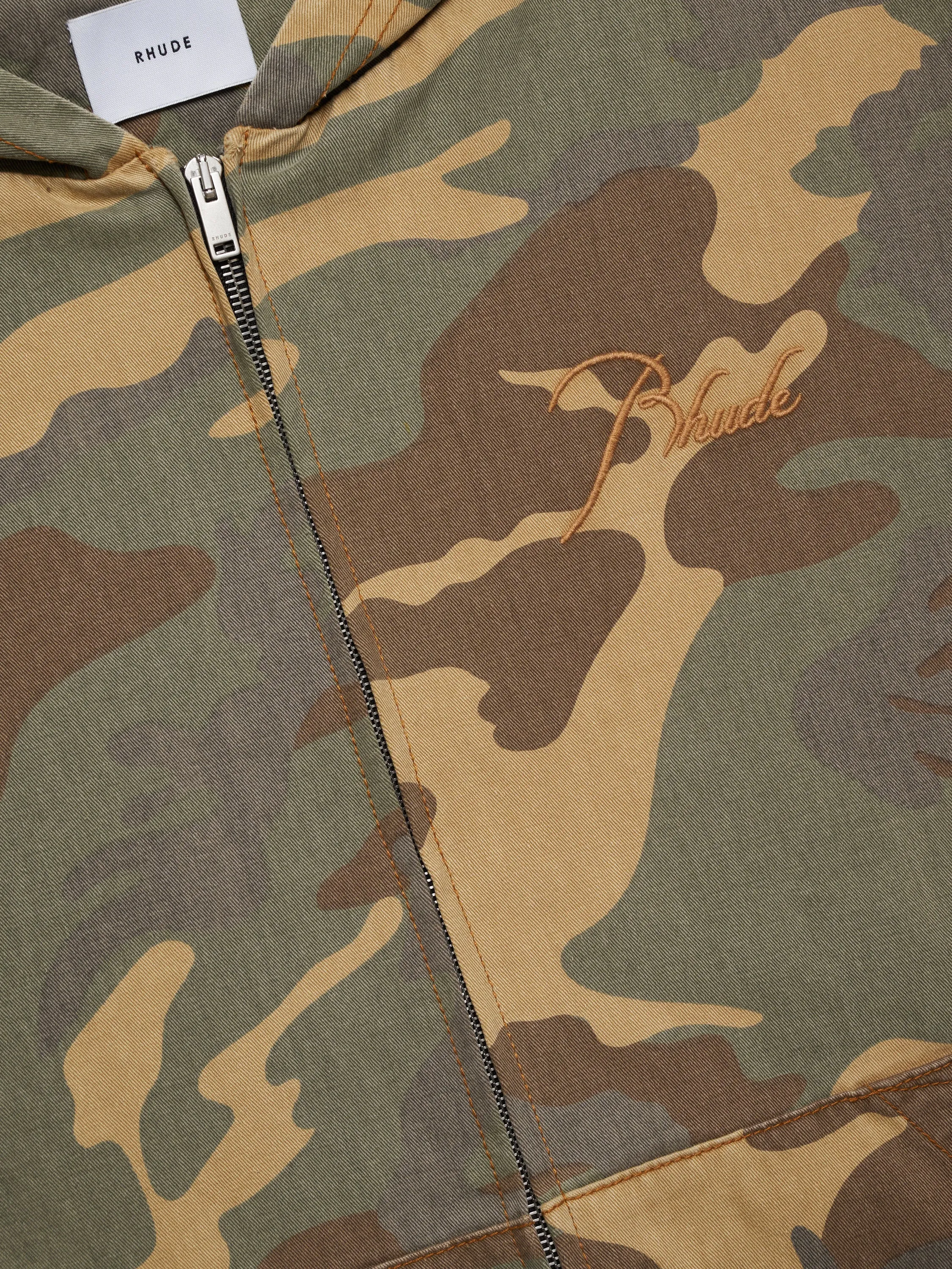 WASHED CAMO WORK JACKET sold by Rhude product image thumbnail 3