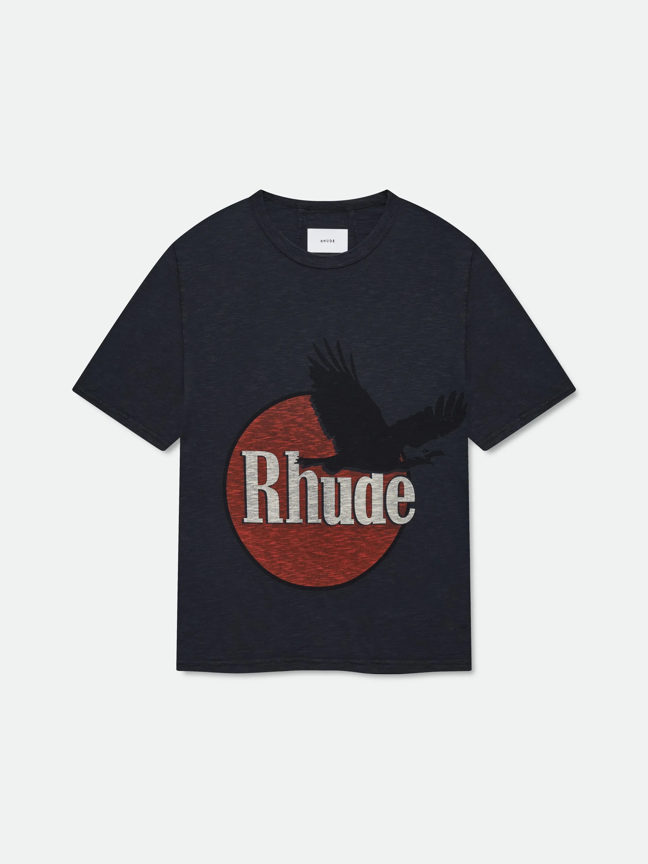 RHUDE EAGLE LOGO SLUB TEE sold by Rhude