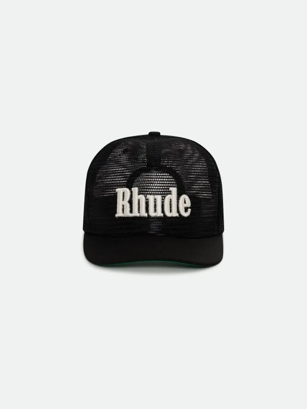 RHUDE LOGO MESH HAT sold by Rhude