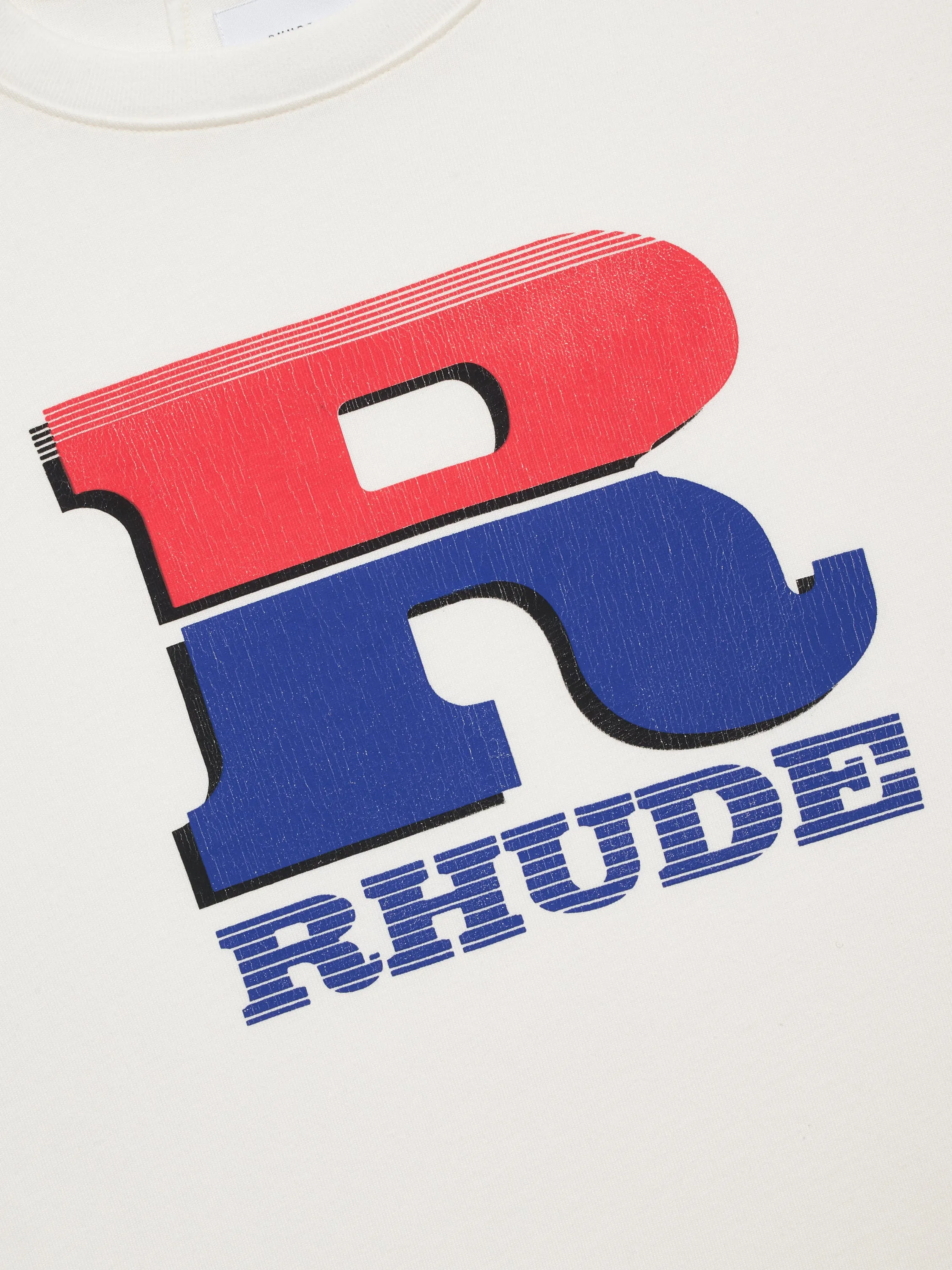 SPLIT PETROL LOGO LS TEE sold by Rhude product image thumbnail 3