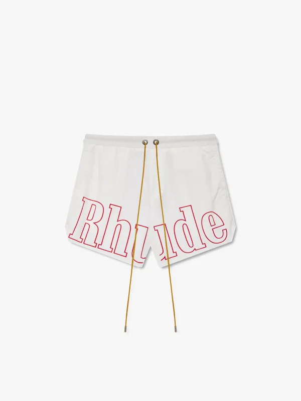 LOGO TRACK SHORT sold by Rhude
