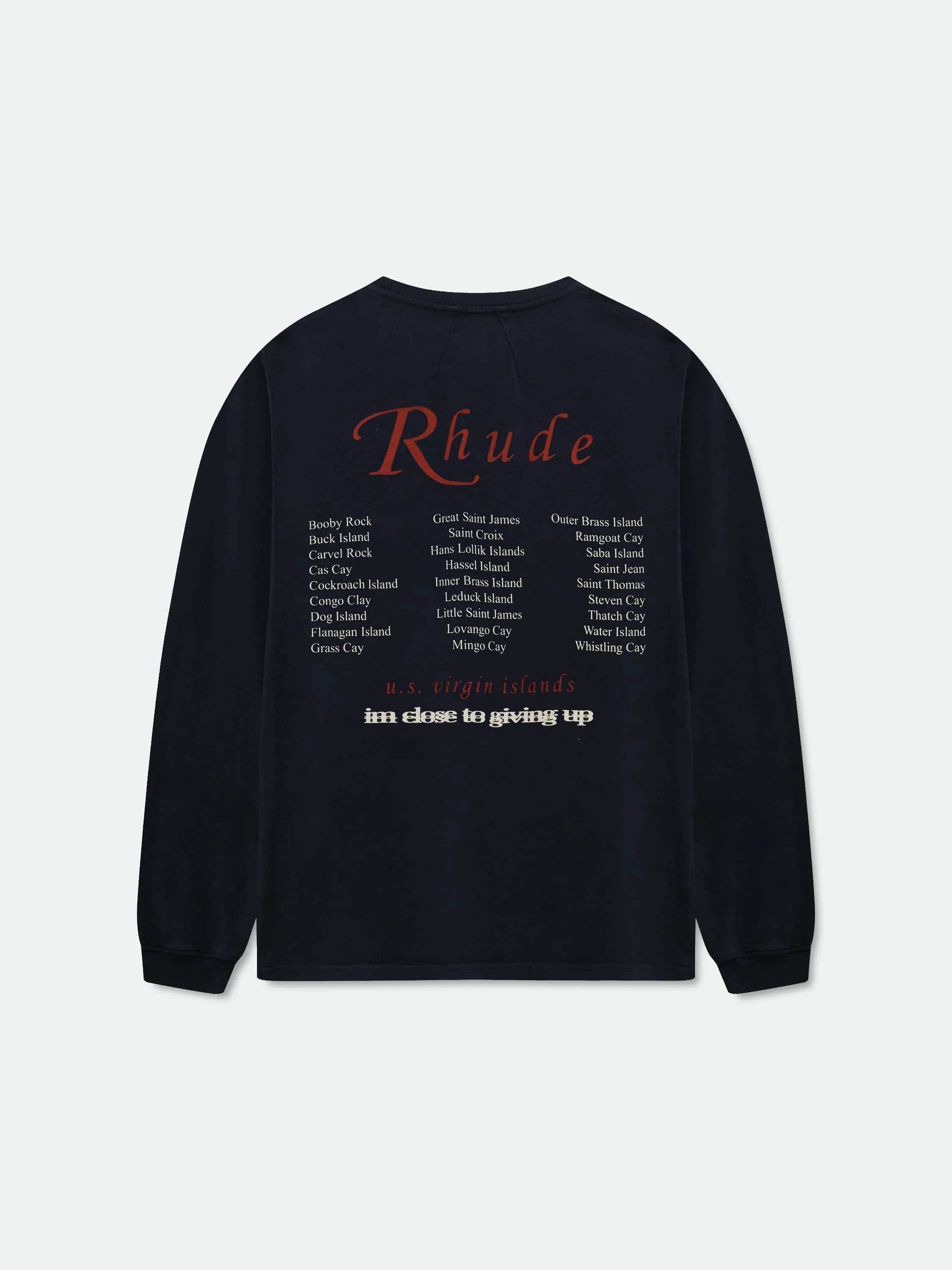 USVI REGATTA TOUR LS TEE sold by Rhude product image thumbnail 2