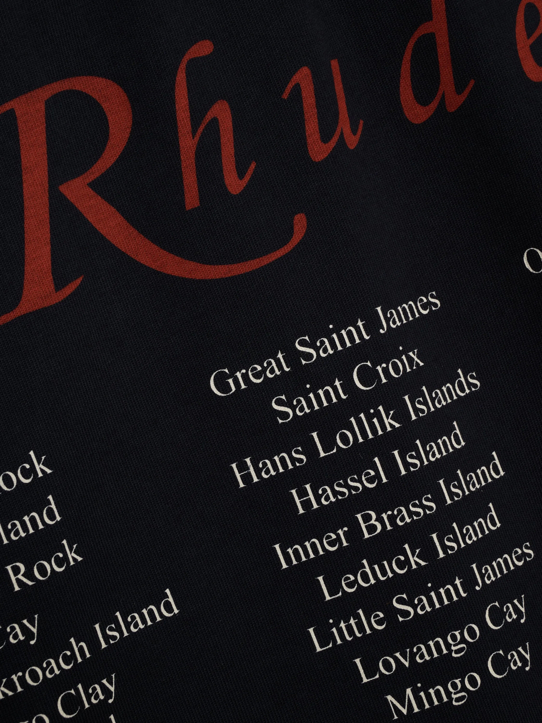 USVI REGATTA TOUR TEE sold by Rhude product image thumbnail 4