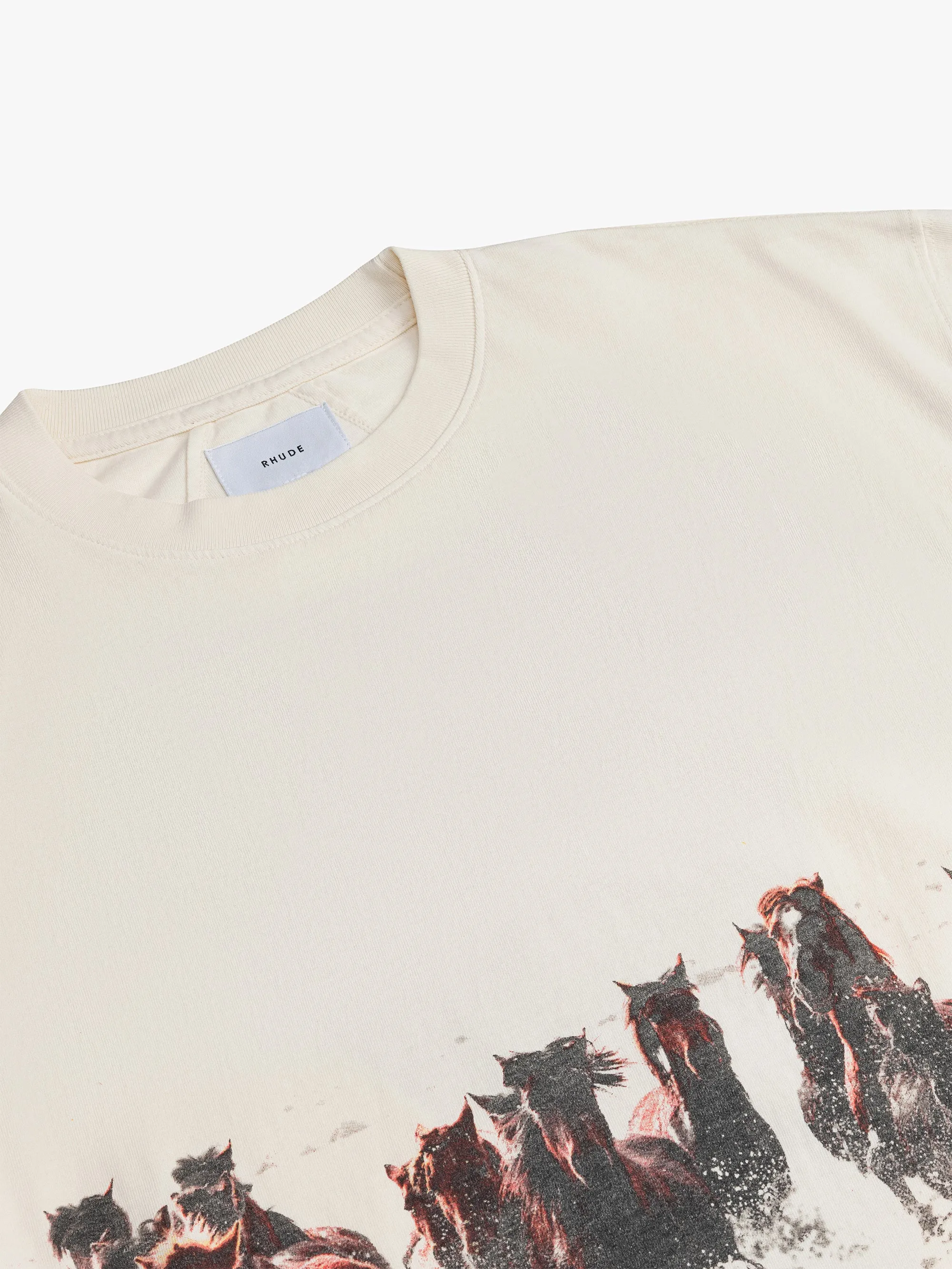 WILD HORSES TEE sold by Rhude product image thumbnail 5