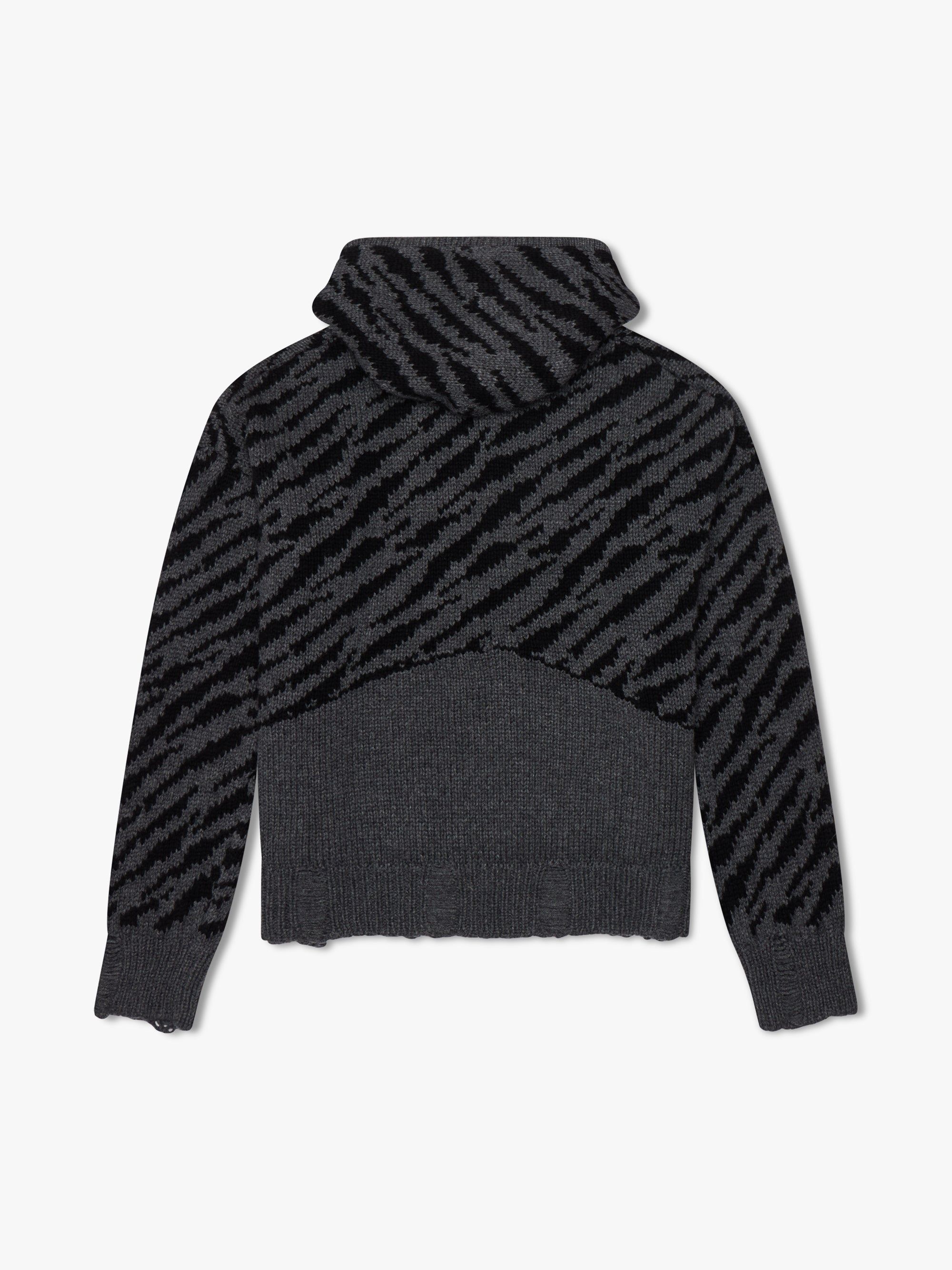 ZEBRA KNIT HOODIE sold by Rhude product image thumbnail 2