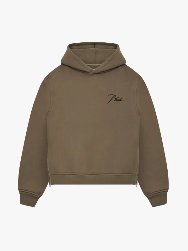 CLASSIQUE SIDE ZIP PULLOVER HOODIE made by Rhude