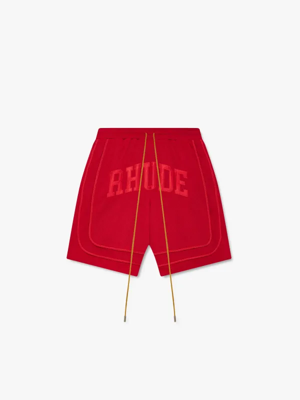 BAGGY COLLEGIATE LOGO SHORT sold by Rhude