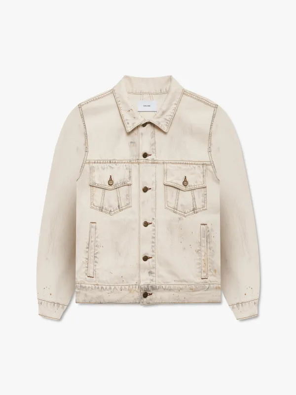 DROP-NECK TRUCKER JACKET sold by Rhude