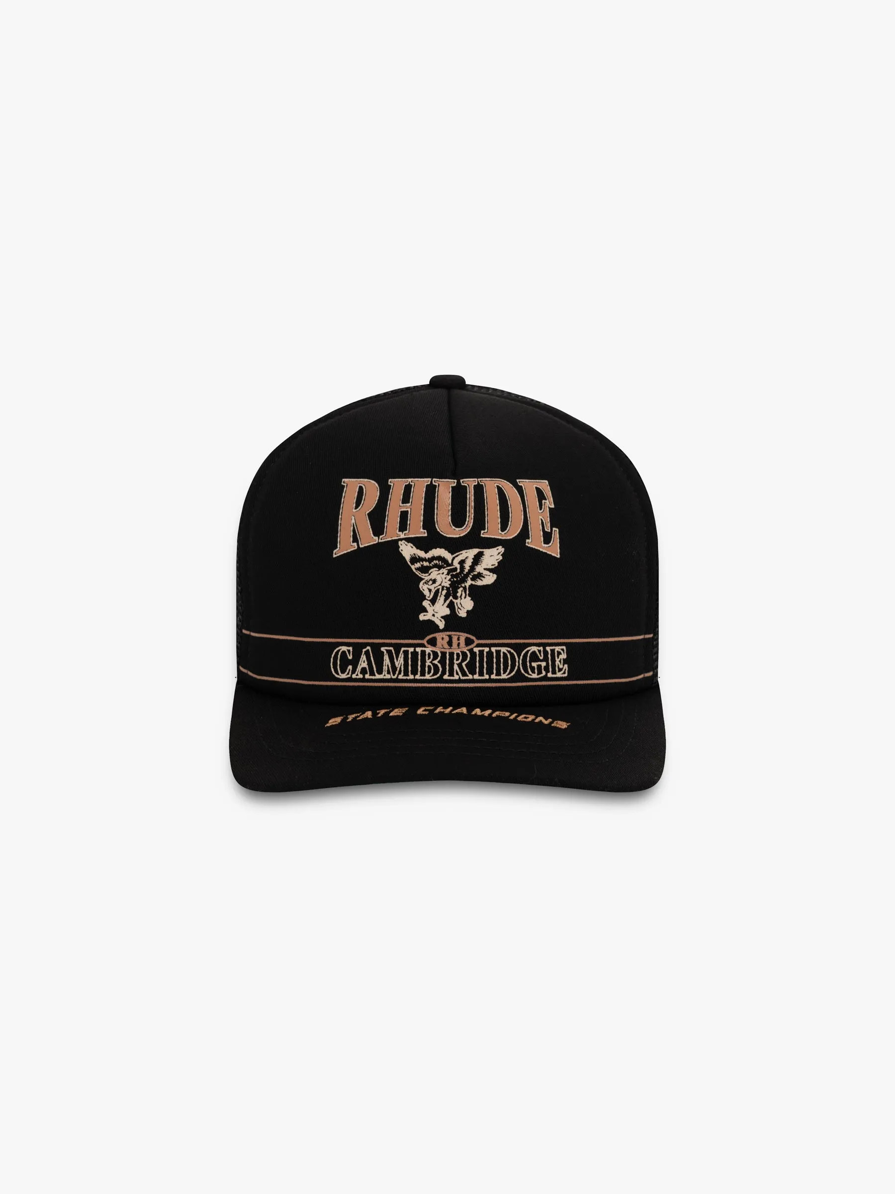 CAMBRIDGE STATE CHAMPS TRUCKER HAT sold by Rhude