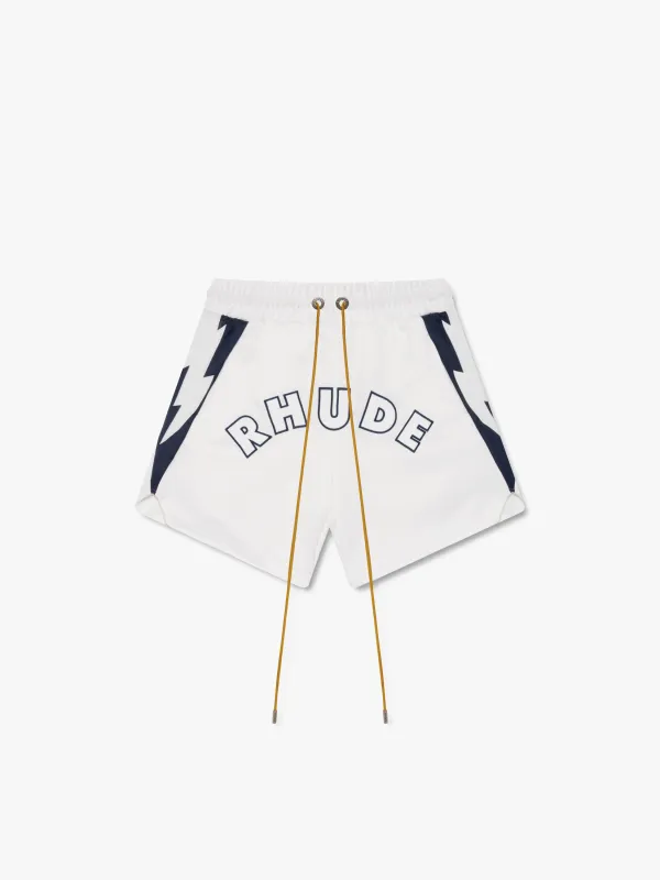LOGO LIGHTNING SHORTS made by Rhude