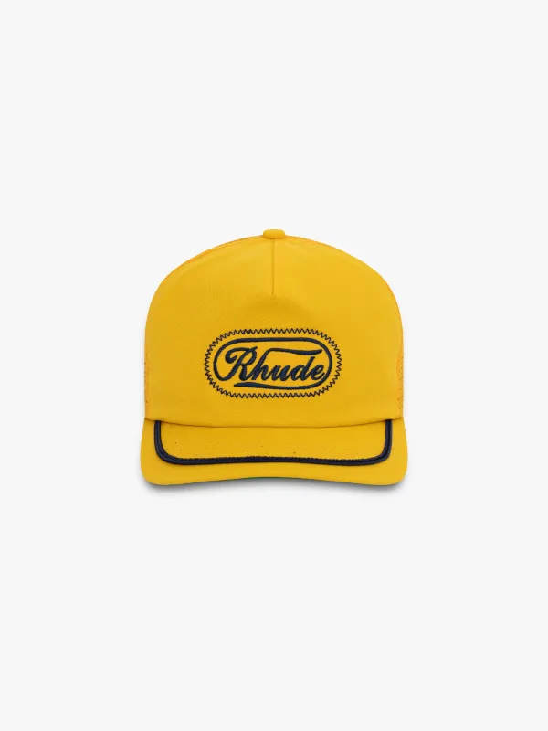 RHUDE PATCH TRUCKER HAT made by Rhude