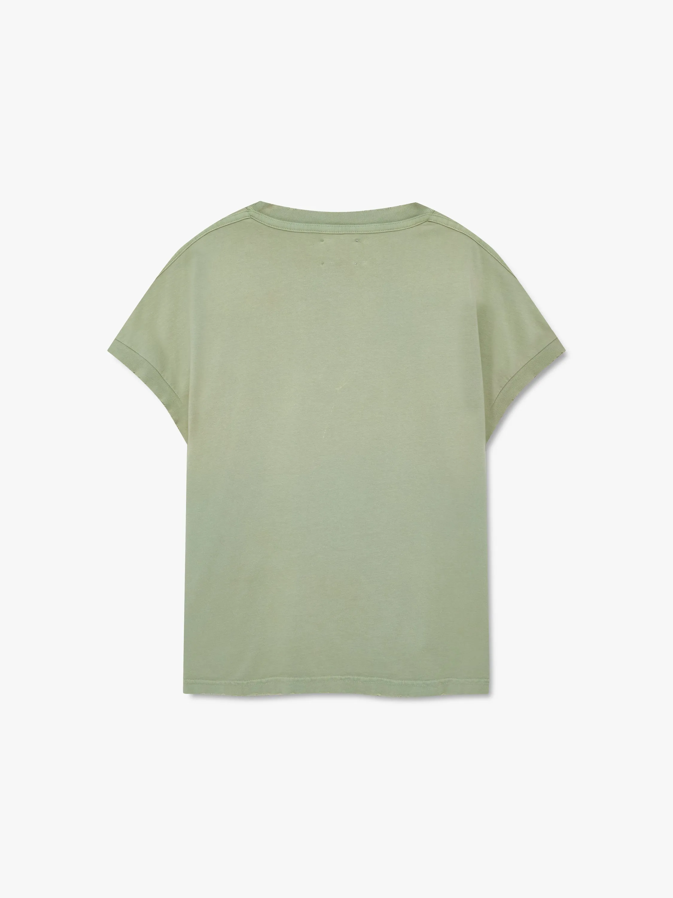 CLASSIQUE CUTOFF SLEEVE TEE sold by Rhude product image thumbnail 2