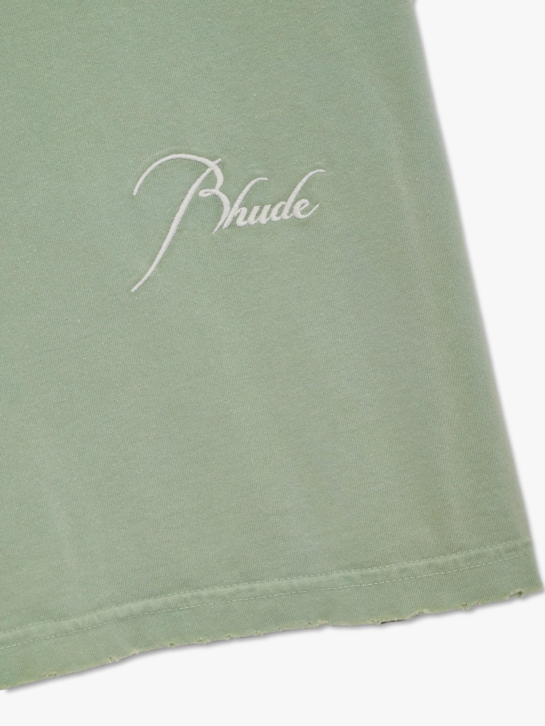 CLASSIQUE CUTOFF SLEEVE TEE sold by Rhude product image thumbnail 4