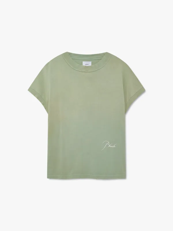 CLASSIQUE CUTOFF SLEEVE TEE made by Rhude