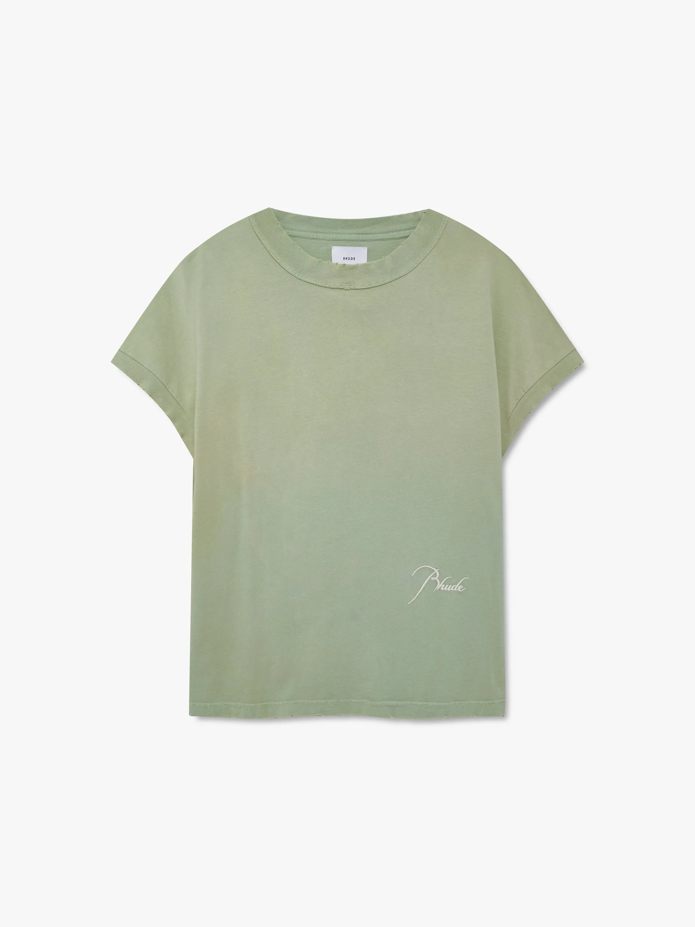 CLASSIQUE CUTOFF SLEEVE TEE sold by Rhude